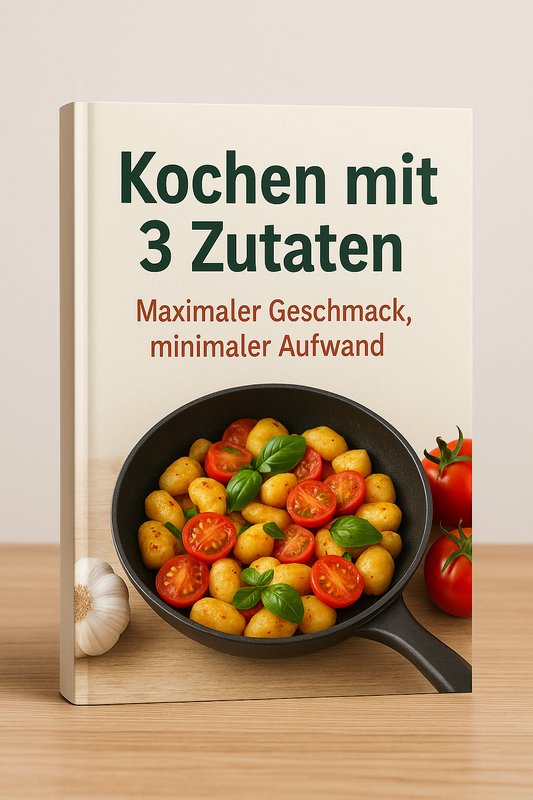 Kochen mit 3 Zutaten: Maximaler Geschmack, minimaler Aufwand